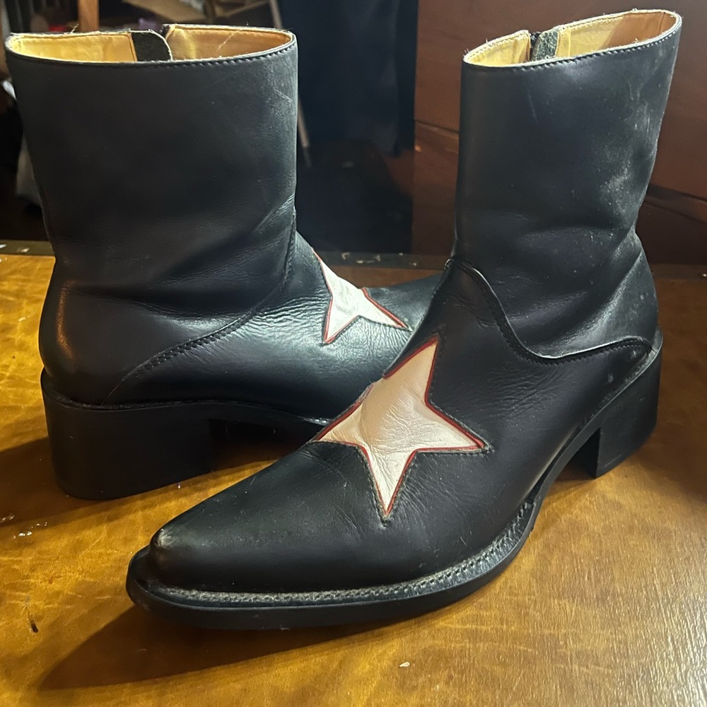 Vintage Baci leather topper cowboy boots (EXTREMELY RARE FIND)